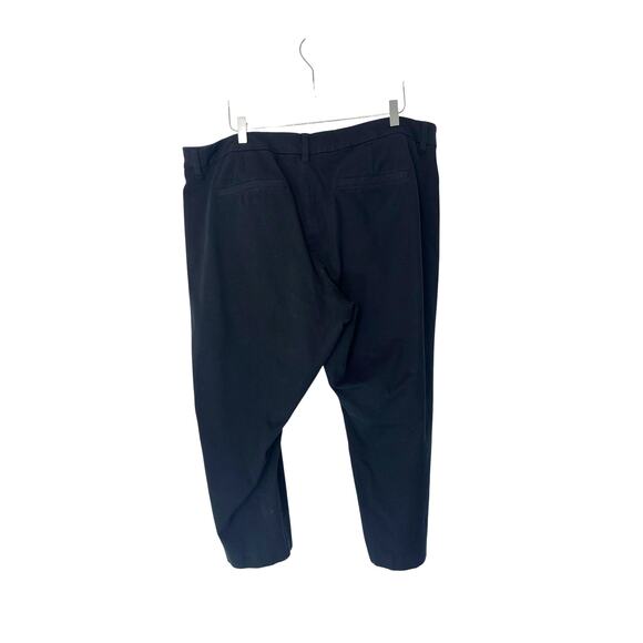 Old Navy Black Career Office Work High Rise Straight Leg Pixie Pants Size 22 - Picture 7 of 11